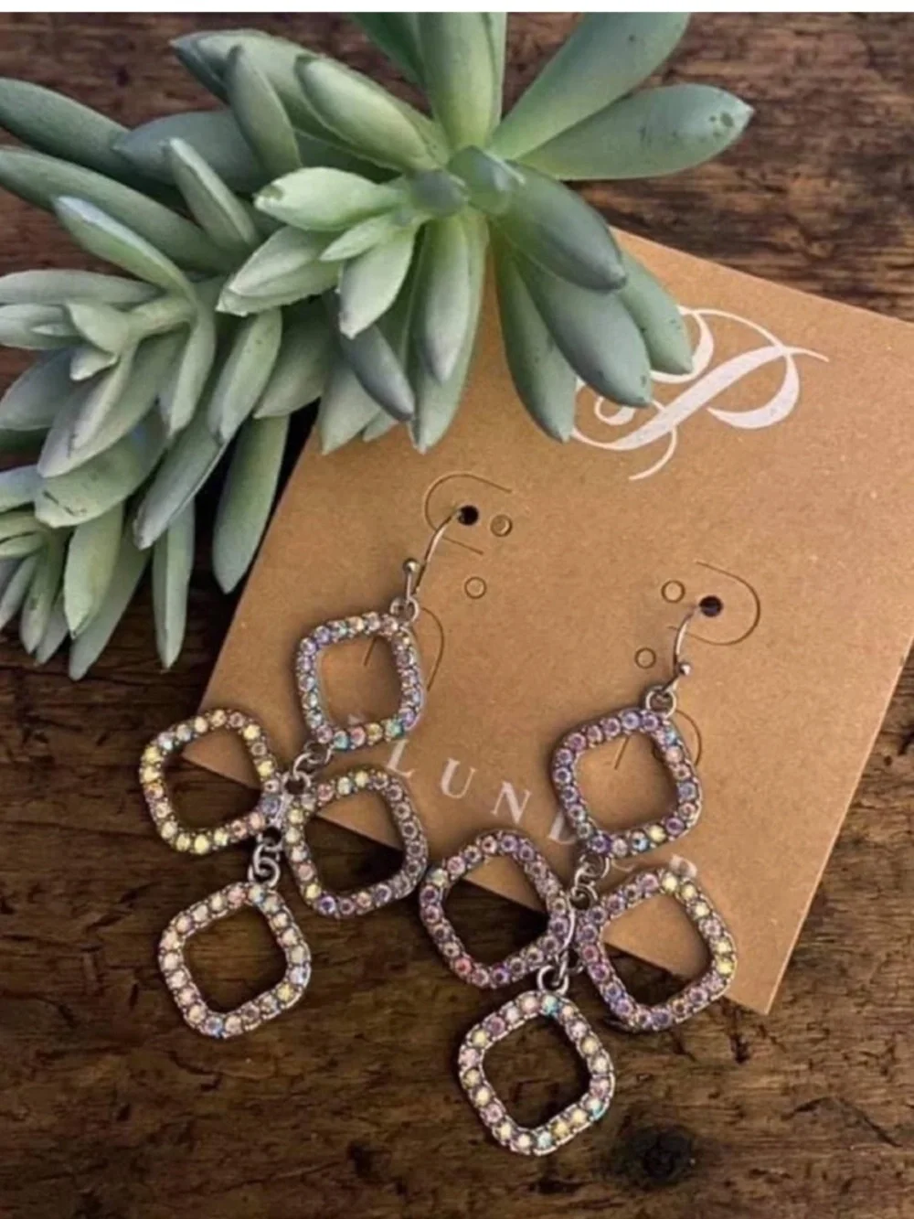 New Plunder Rhinestone Earrings